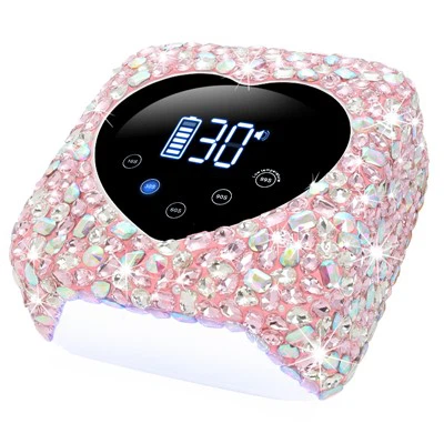 هل يمكنني استخدام مصباح الأظافر الذكي على الأظافر السميكة؟